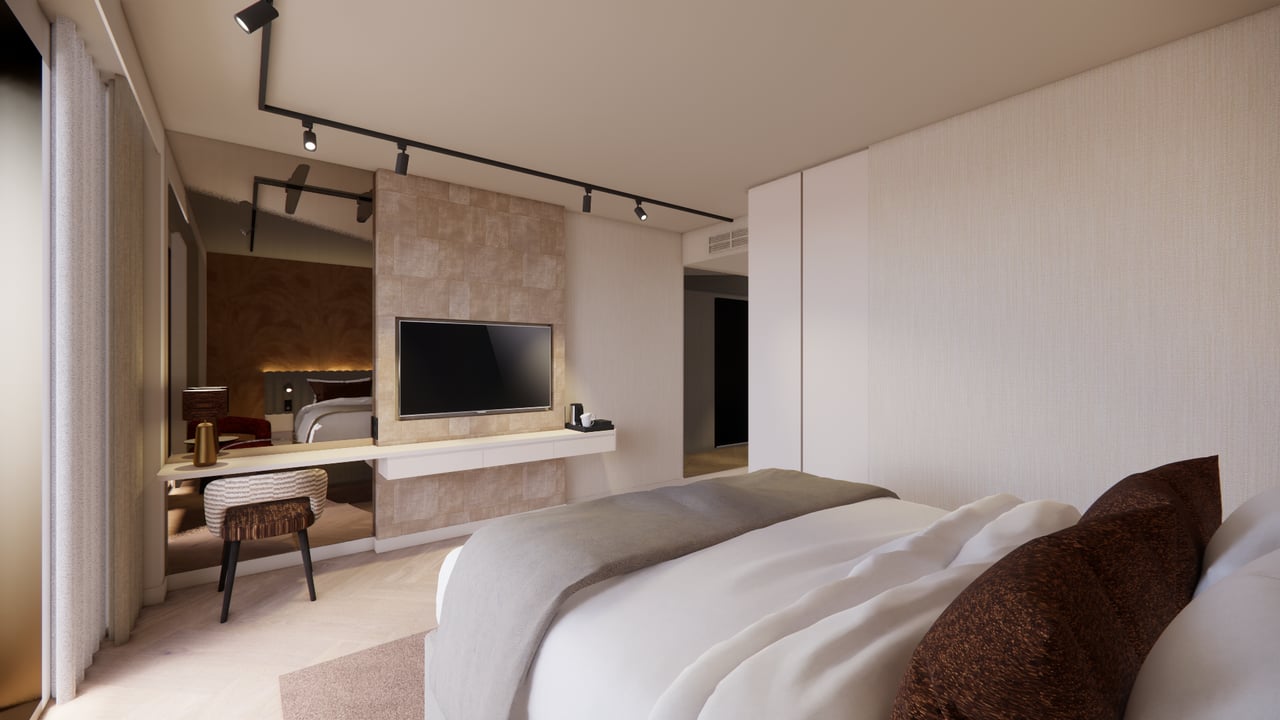Deluxe twin Hotelkamer