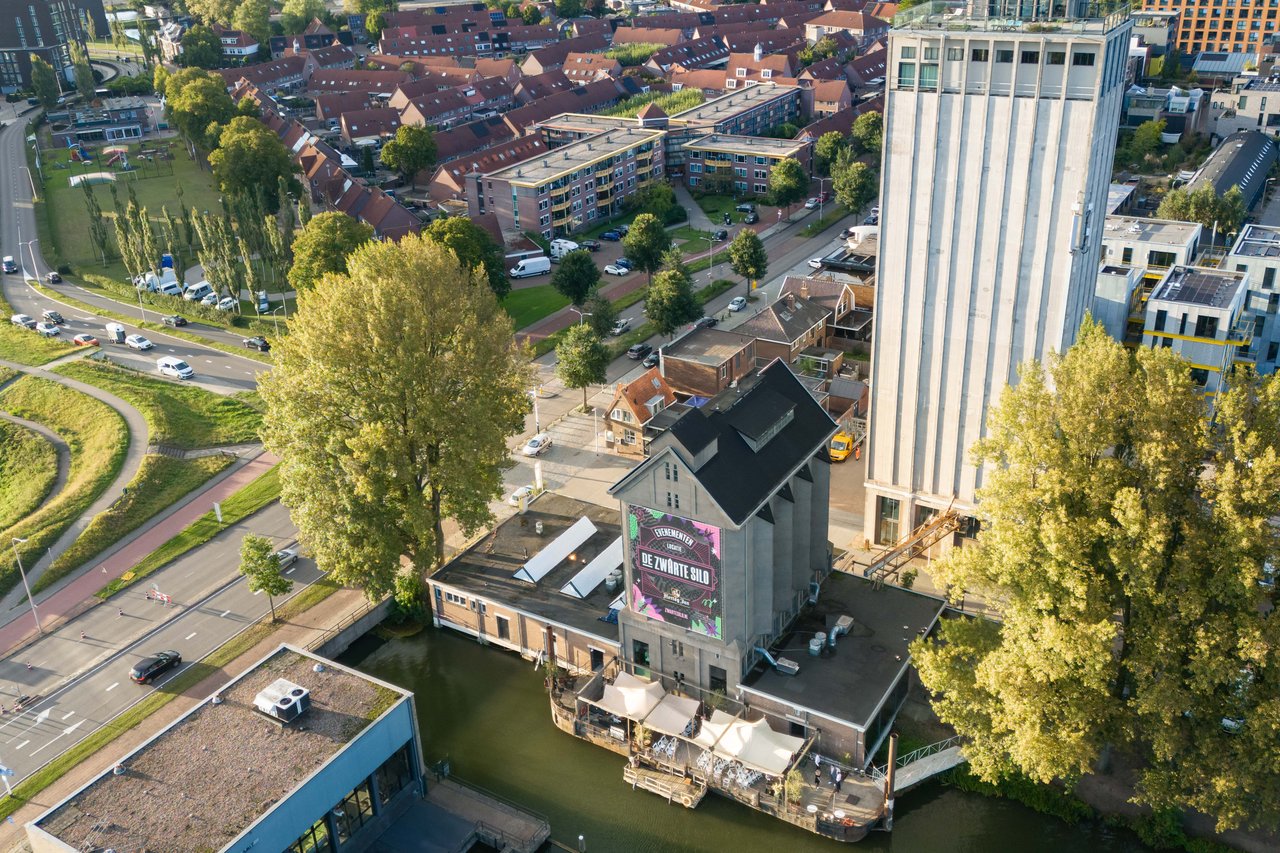 De Silo vanuit de lucht!