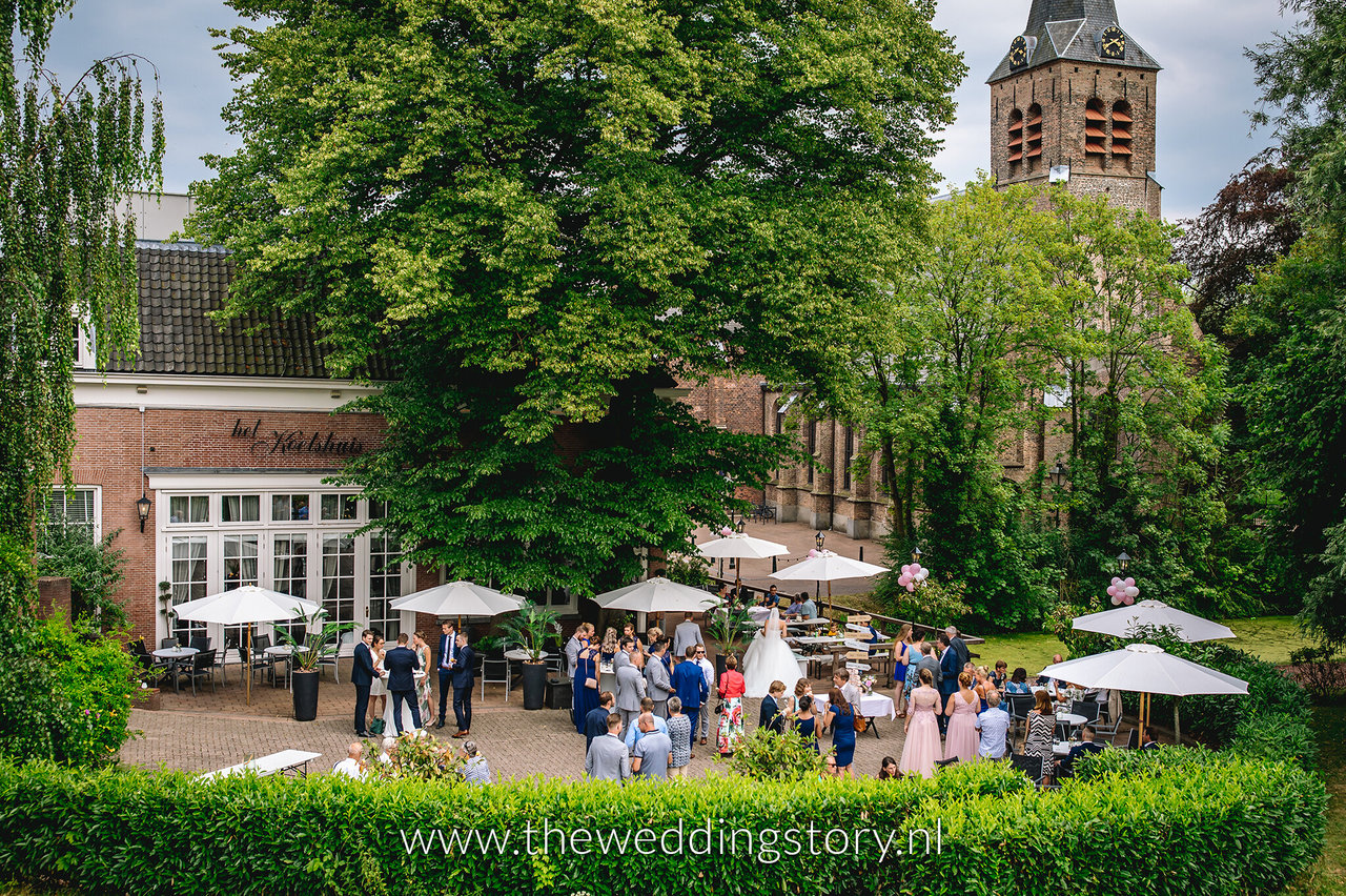 Receptie op het Terras