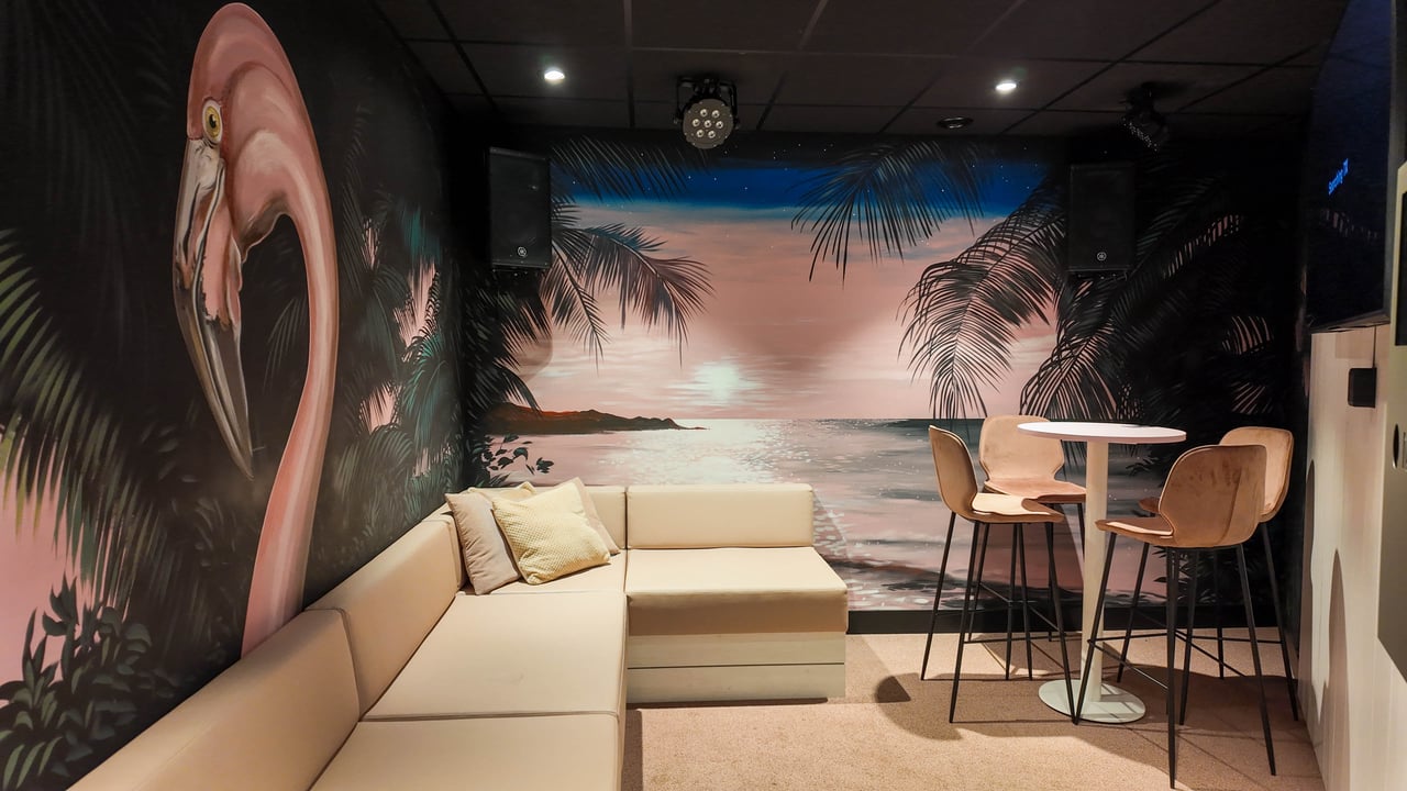 VIP Karaoke Room Pink Beach Paradise
