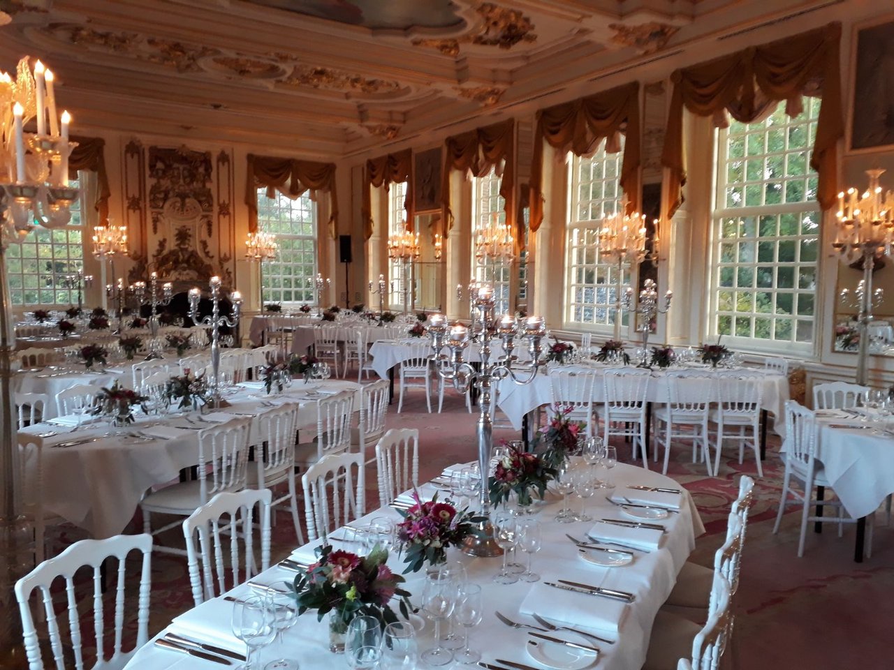 Dineren in de Spiegelzaal