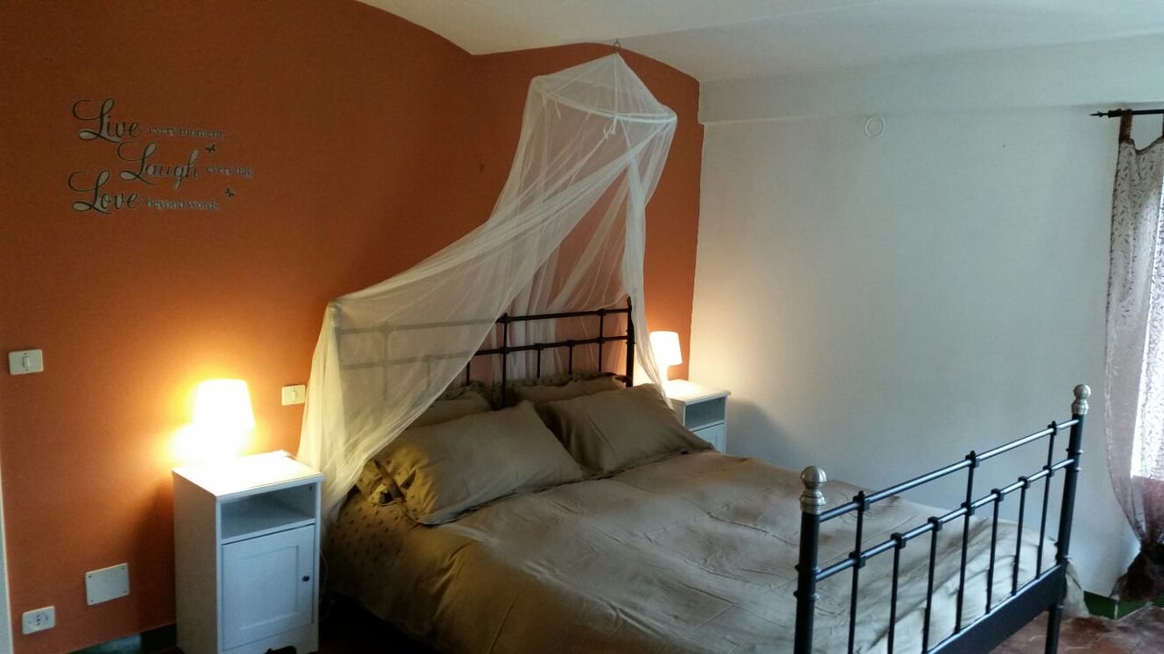 Eerste slaapkamer in Casa Rita