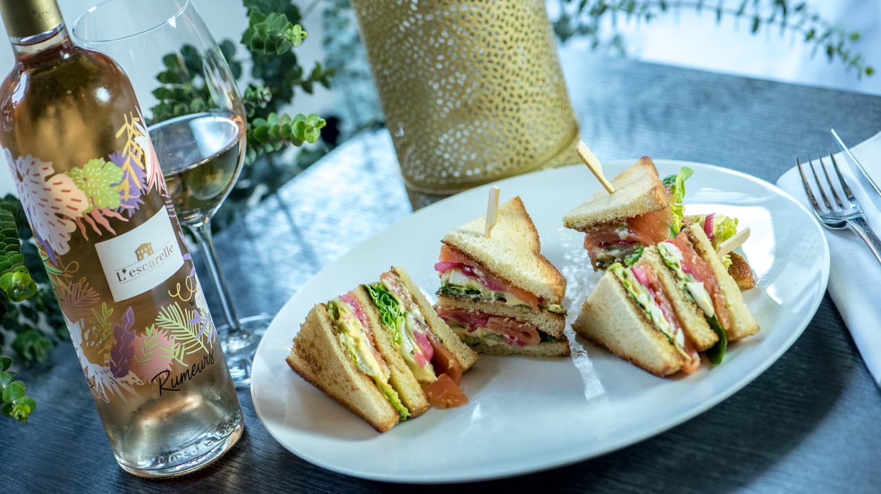Zalm sandwiches van Zoetelief