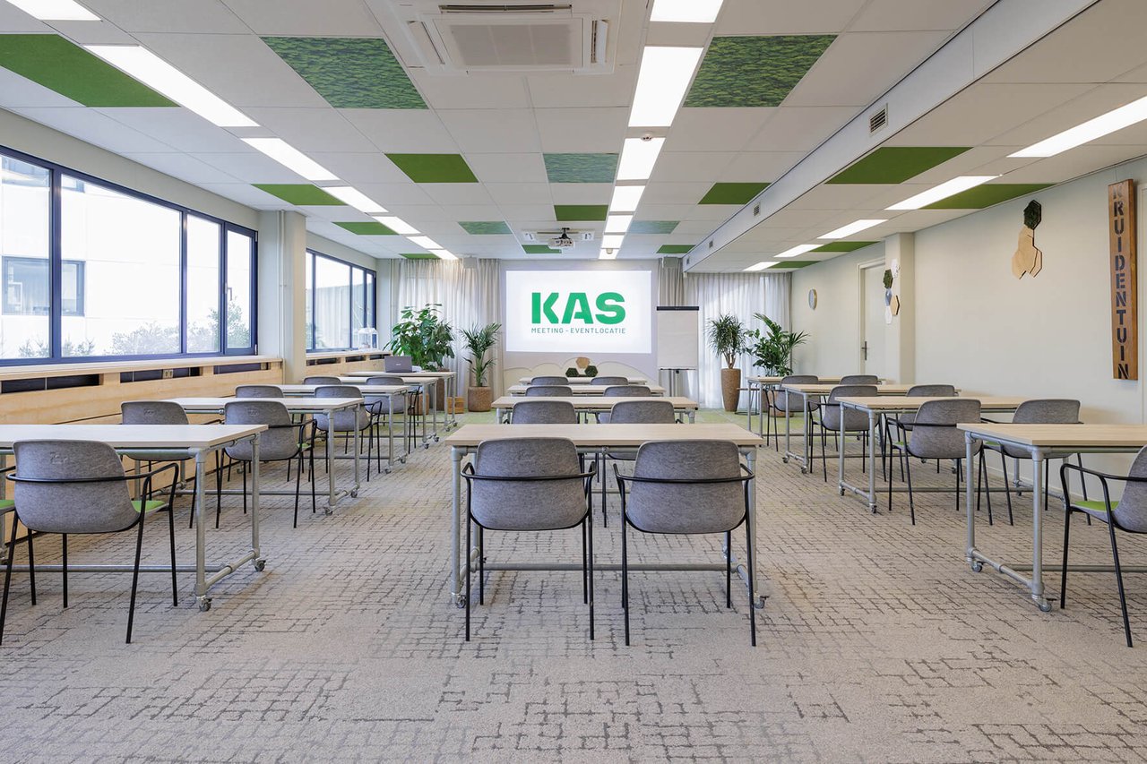 Binnentuin - Zaalindeling schoolopstelling