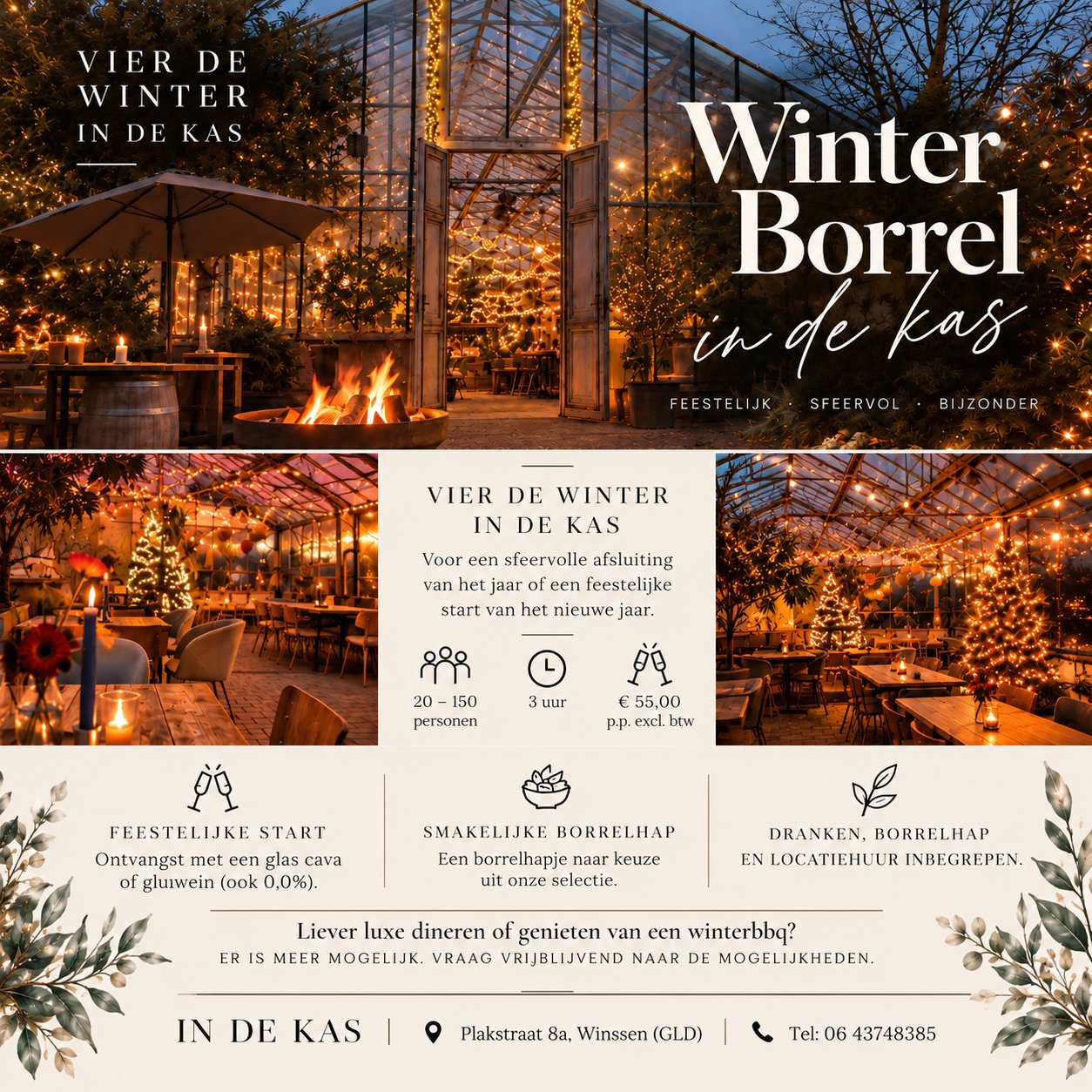 Winterborrel In De Kas