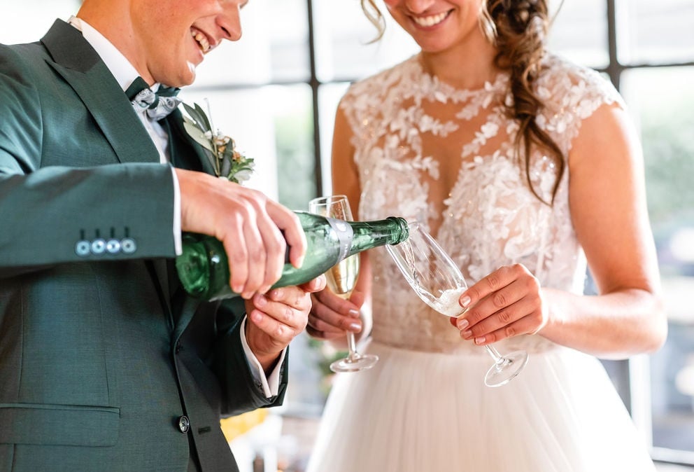 champagne inschenken 