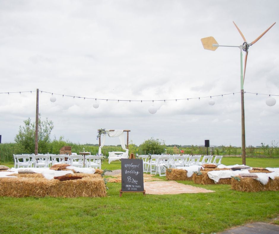 Trouwceremonie bij Boerderij de Boerinn
