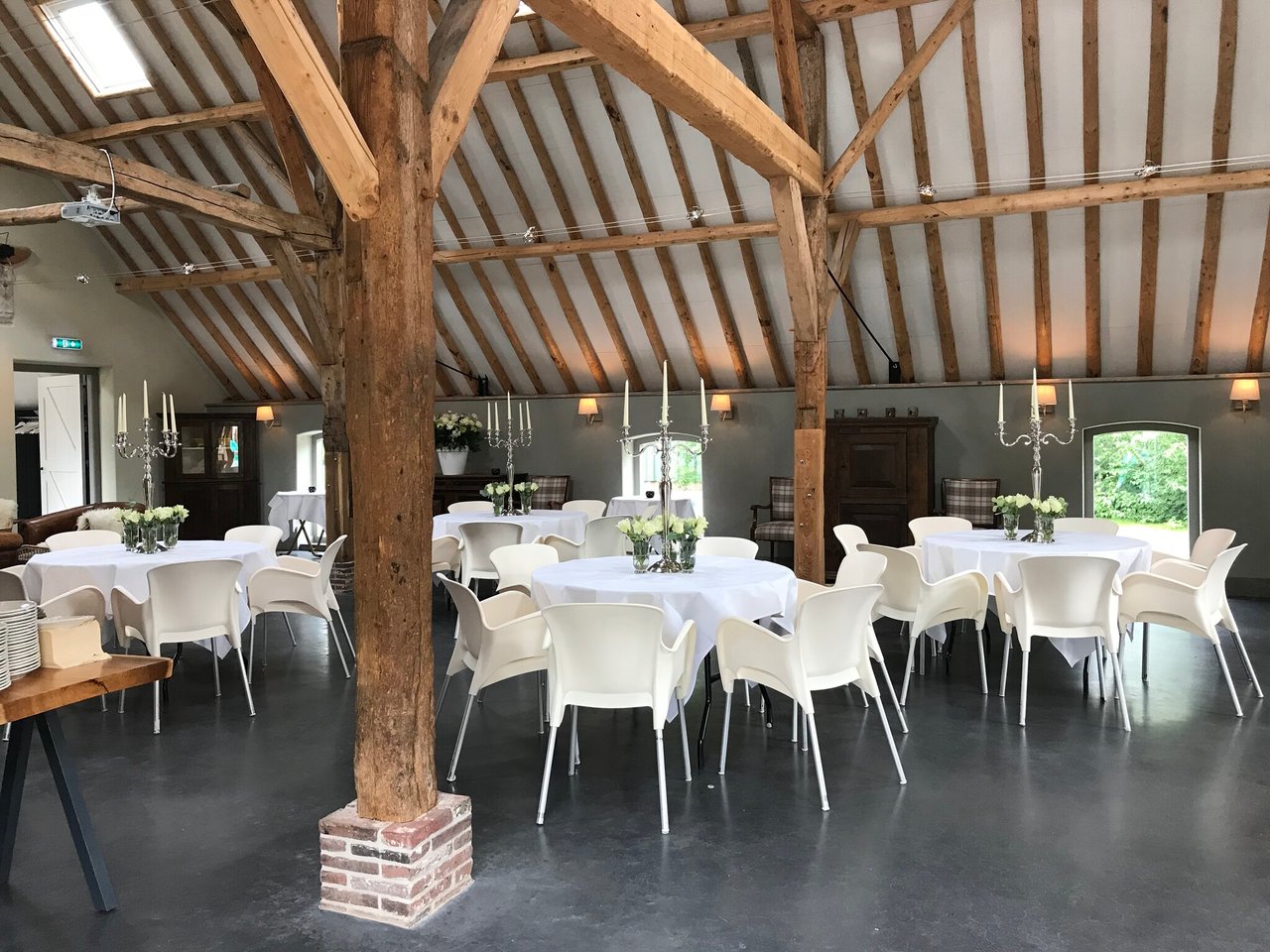 Opstelling diner Stal den Eijck