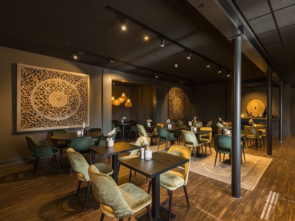 Het restaurant van Kloosterhotel Willibrordhaeghe 