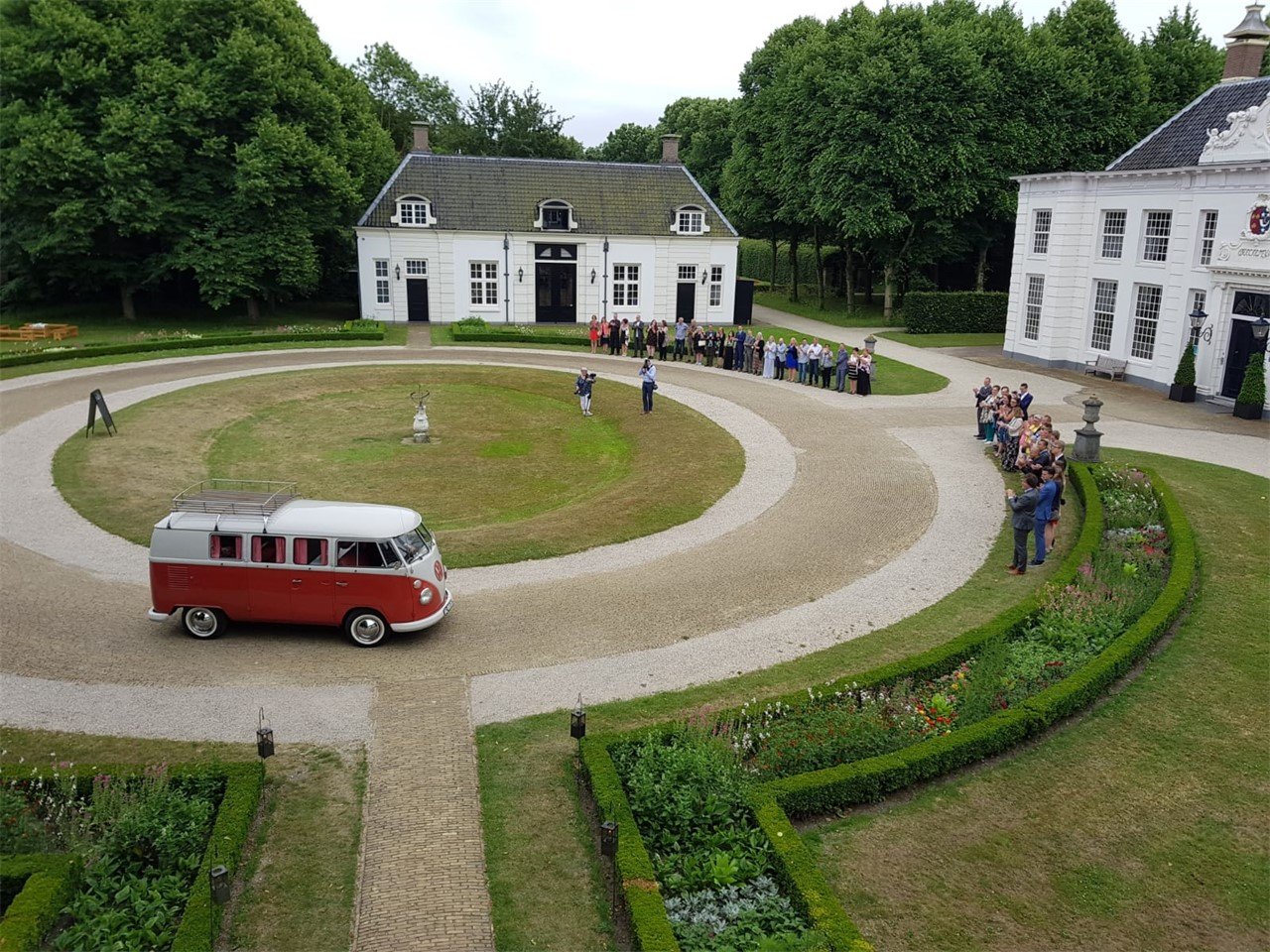 Buitenplaats Beeckestijn haag voor bruidspaar