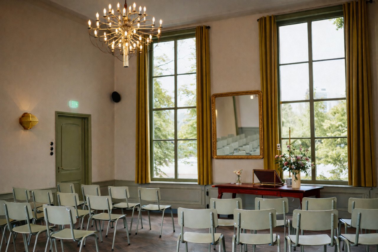 Ceremonieopstelling binnen