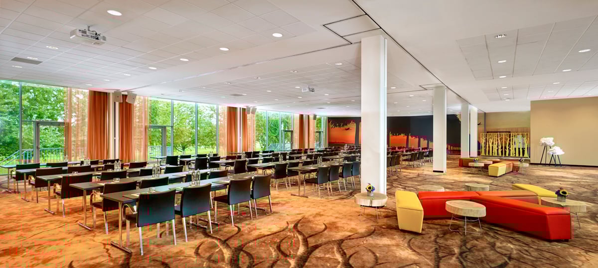 Polder Meeting Room 1 + 2 + 3 and Foyer in a Theatre Arrangement