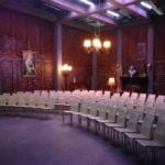 Voorbeeld van theateropstelling in het Paleis