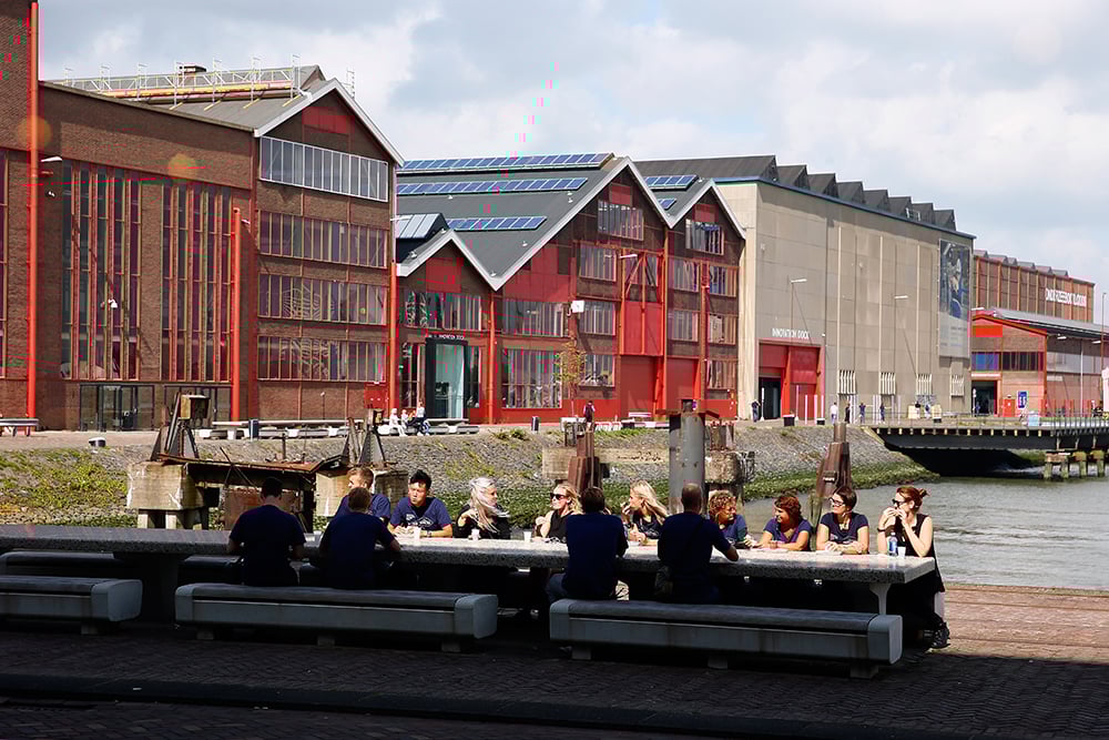 The outdoor area of RDM