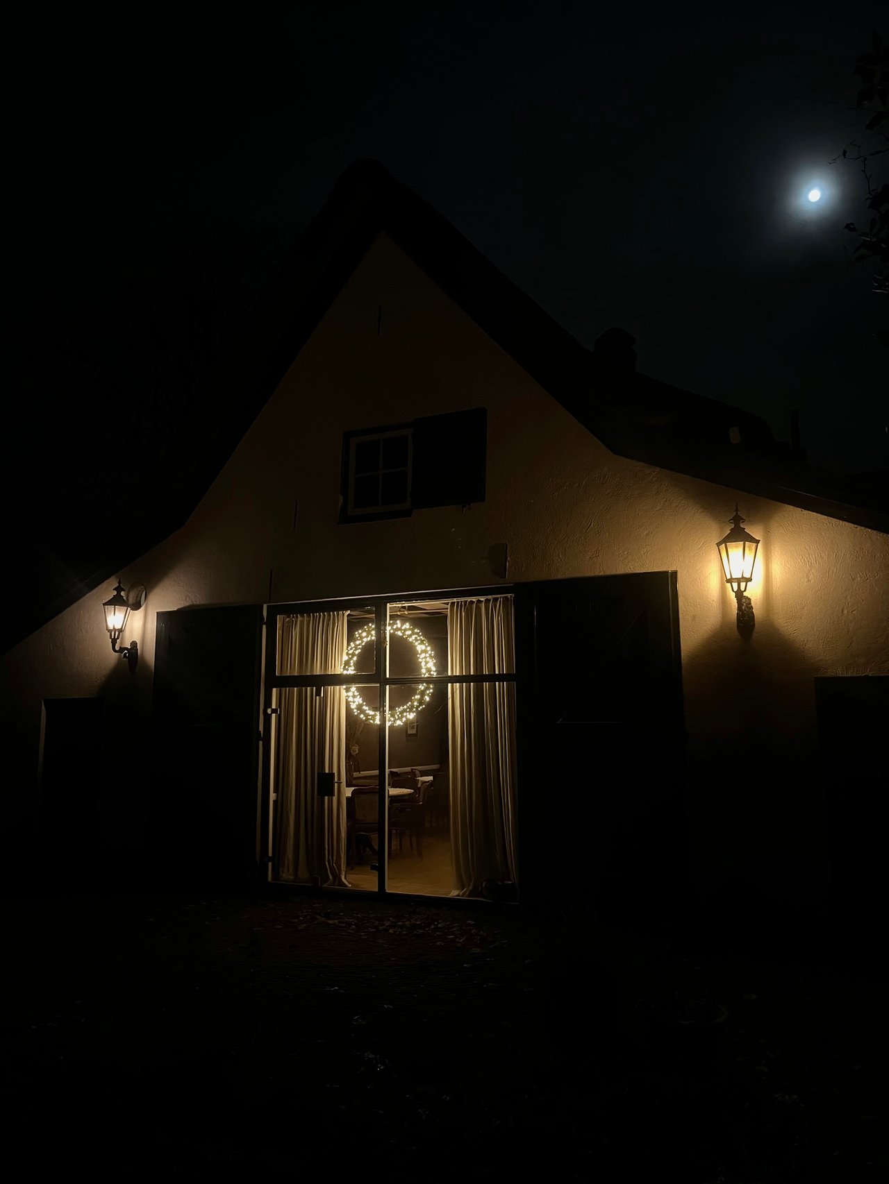 Jachtkamer in kerstsferen