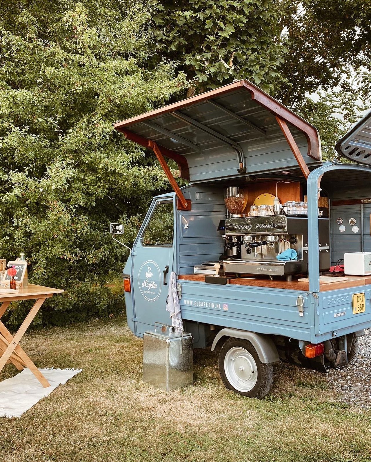 Onze mobiele barista bar