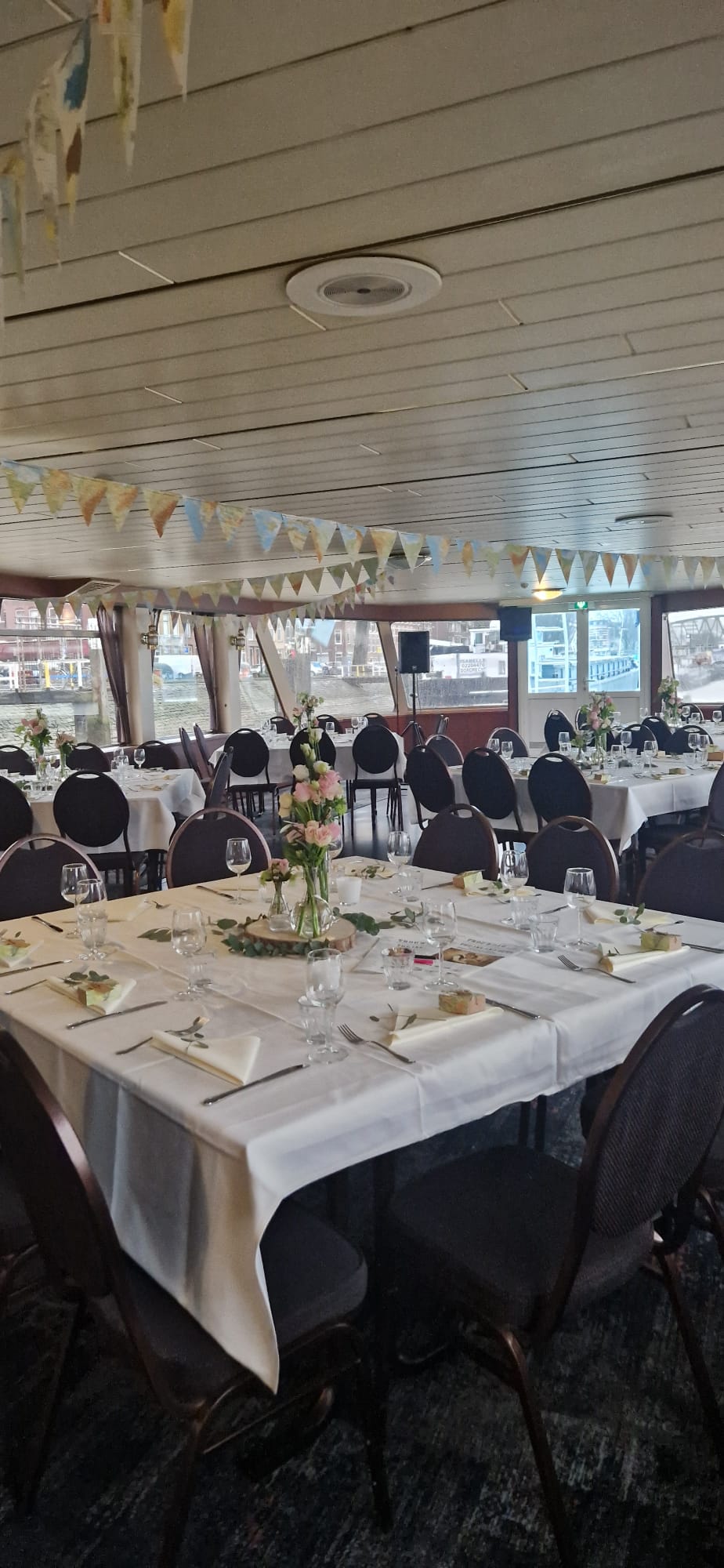 Diner opstelling blokken