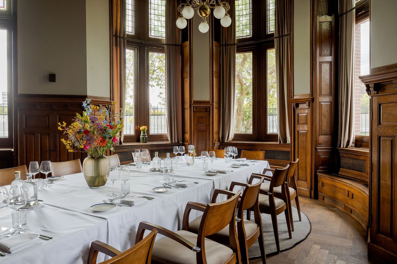 Wilhelmina Kamer in private dining opstelling