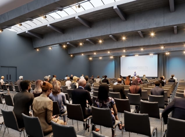 Bosch 1 - Render - Bosch Congreszalen - Brabanthallen 's-Hertogenbosch