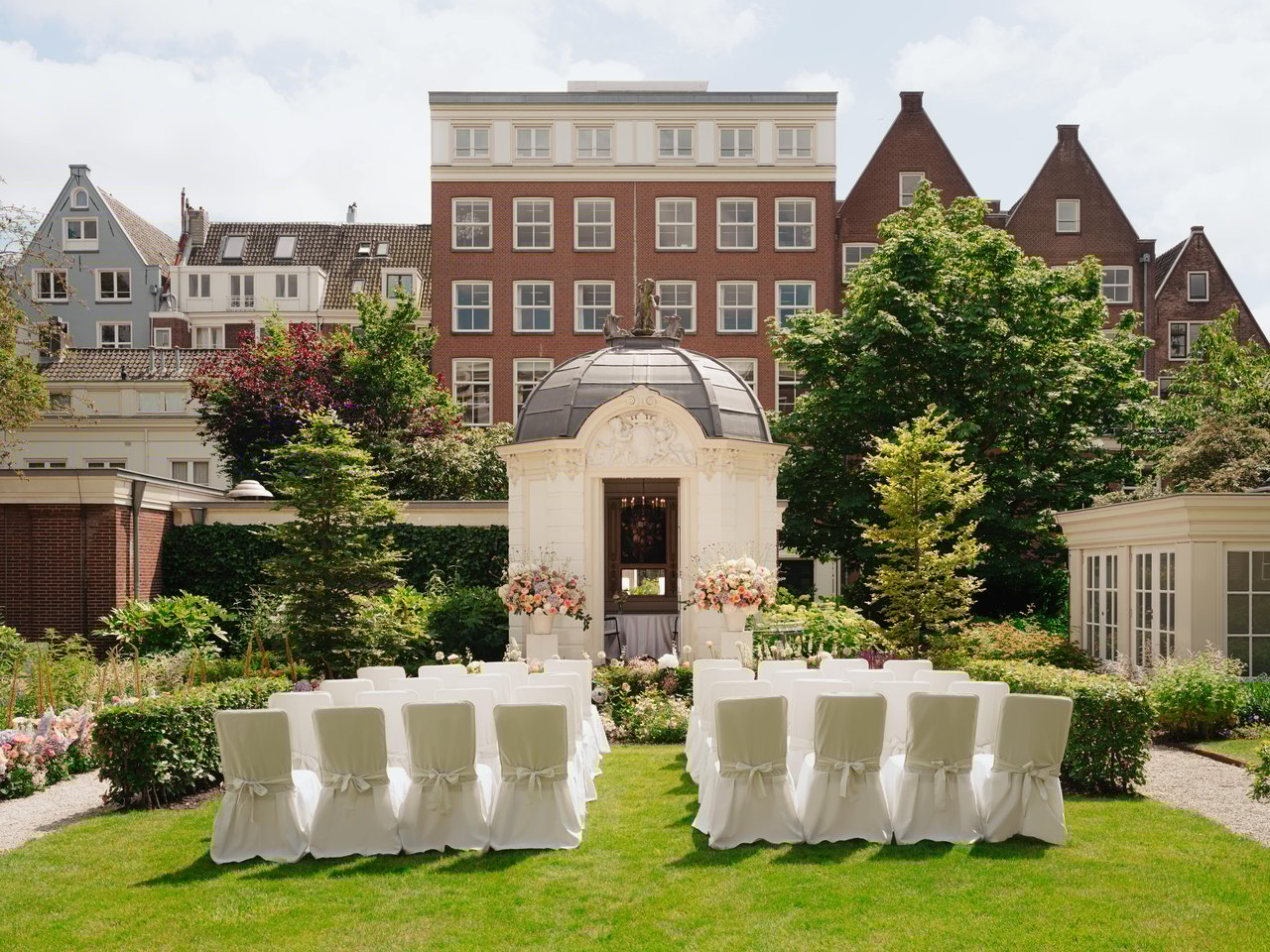 Garden in Ceremony Setting