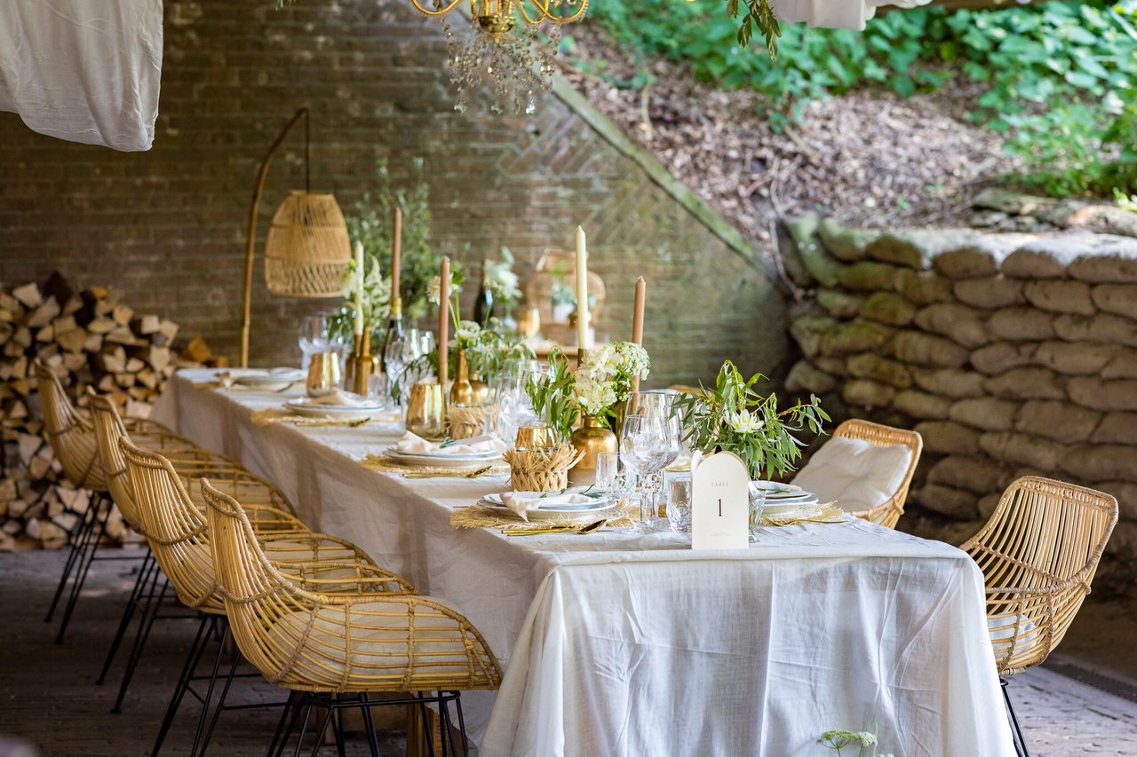 H-Reversezaal | Diner onder de overkapping