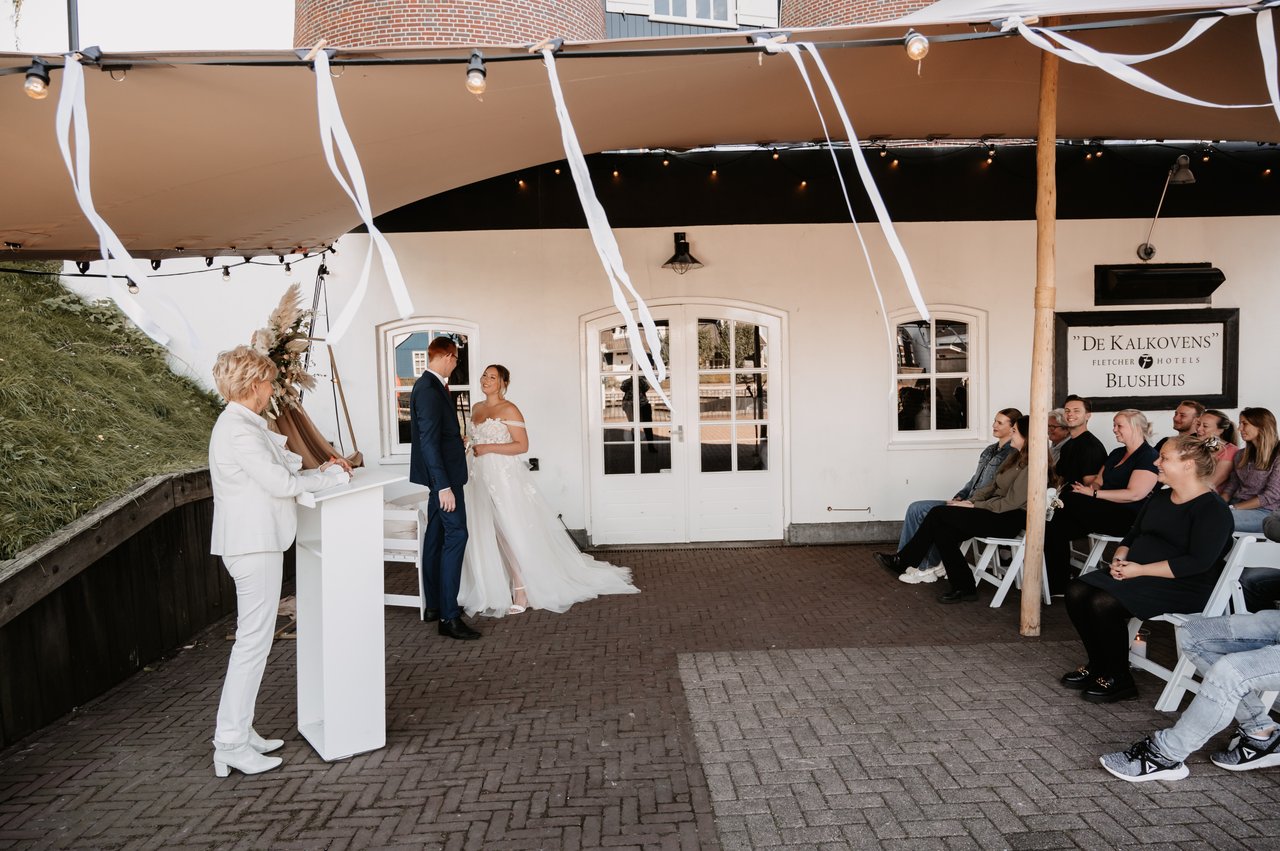 Trouwen onder de stretchtent 