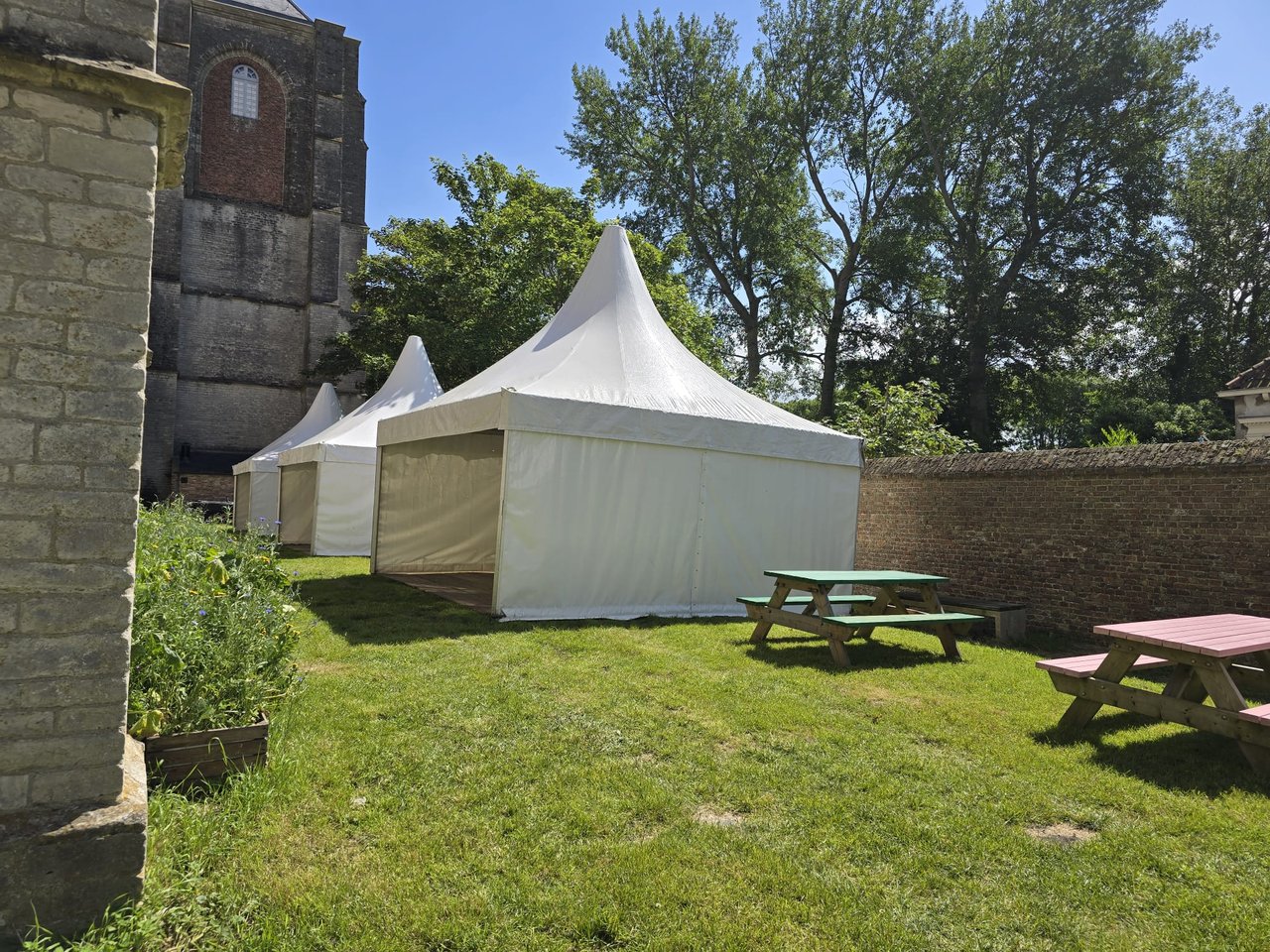 Verplaatsbare picknickbanken