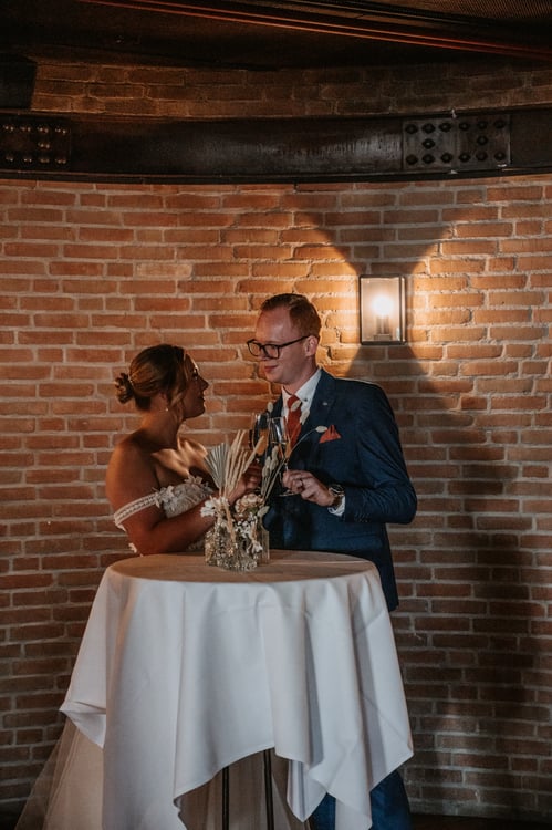 Bruidspaar in het Blushuis