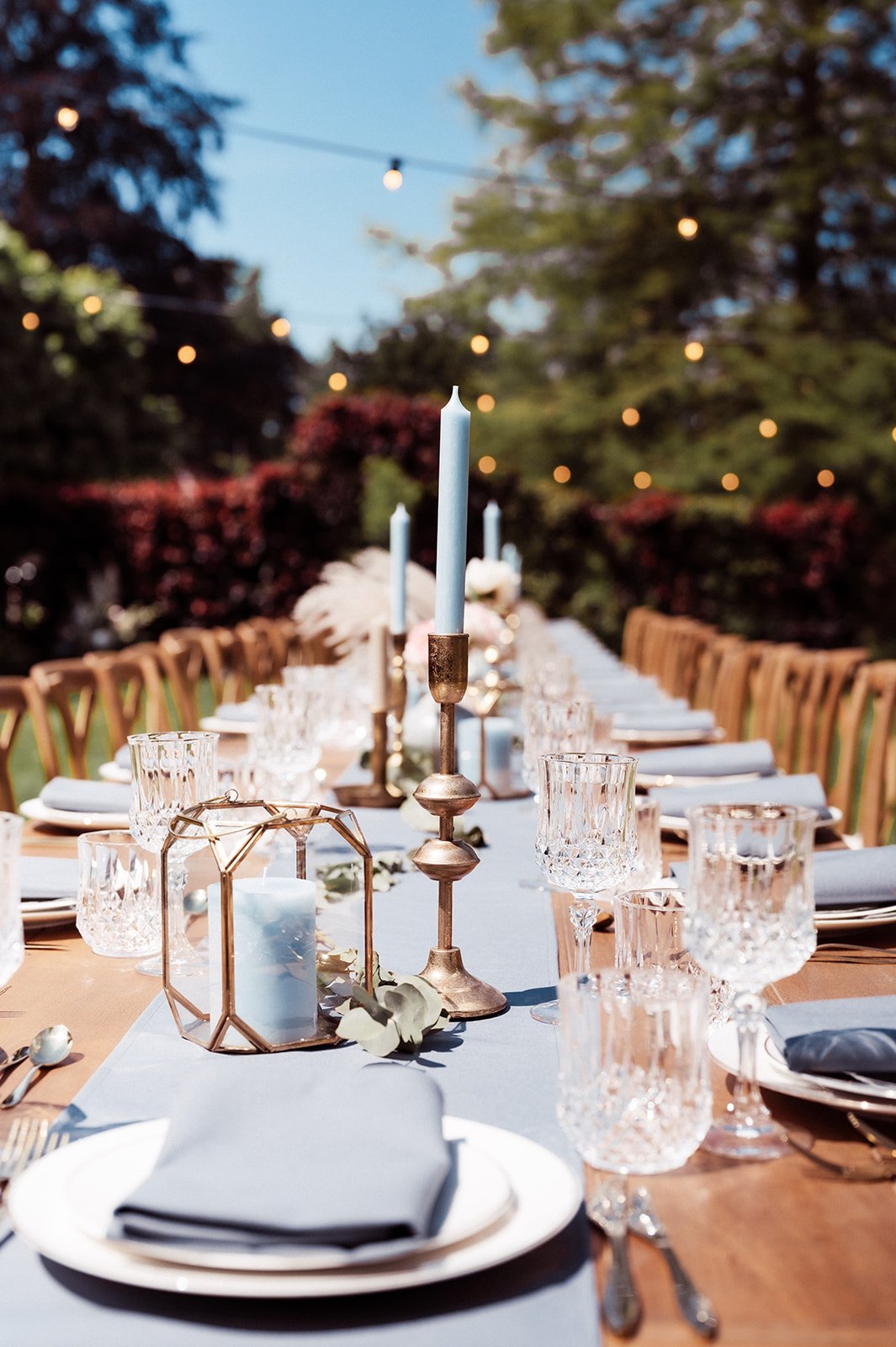 Lange eettafel 