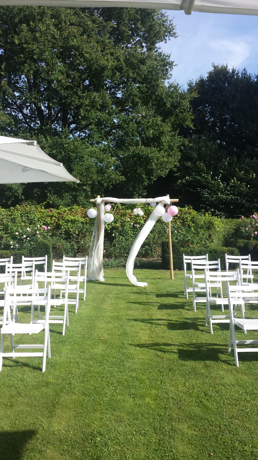 Ceremonie kasteeltuin ornament