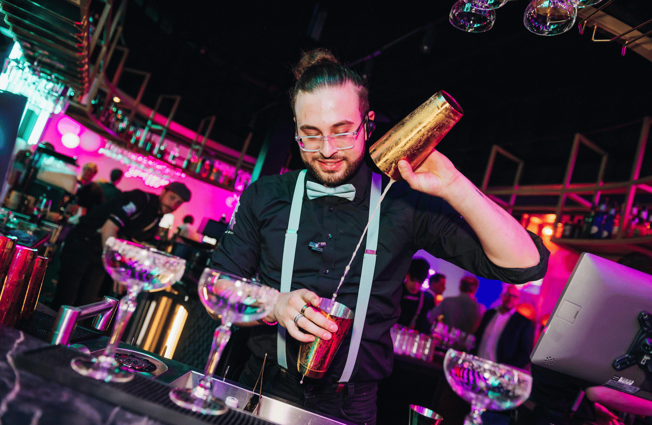 Cocktails tijdens event