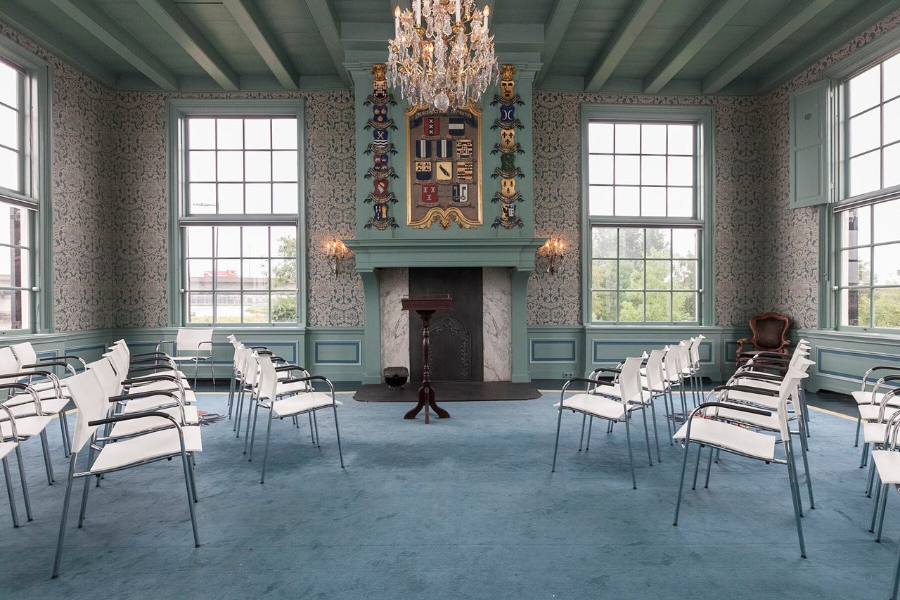 Gemeenlandshuis | ceremonieopstelling Raadzaal