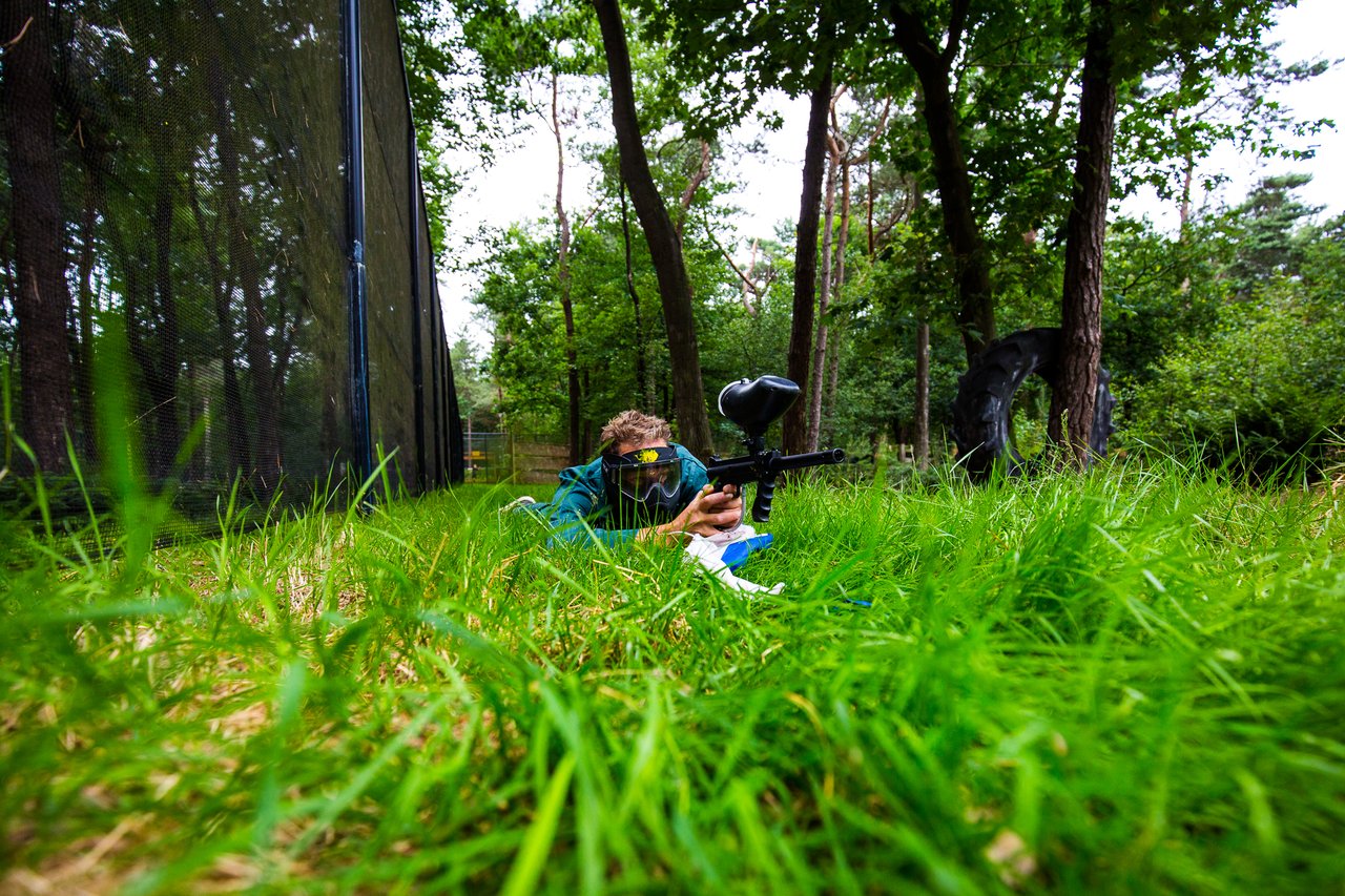 Paintball in het bos