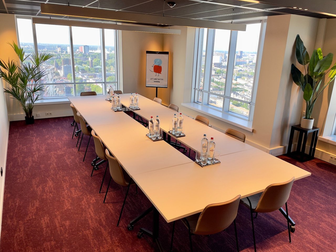 AdapTable Boardroom opstelling