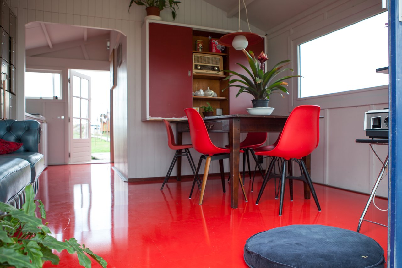 Woonkamer Rode huisje 