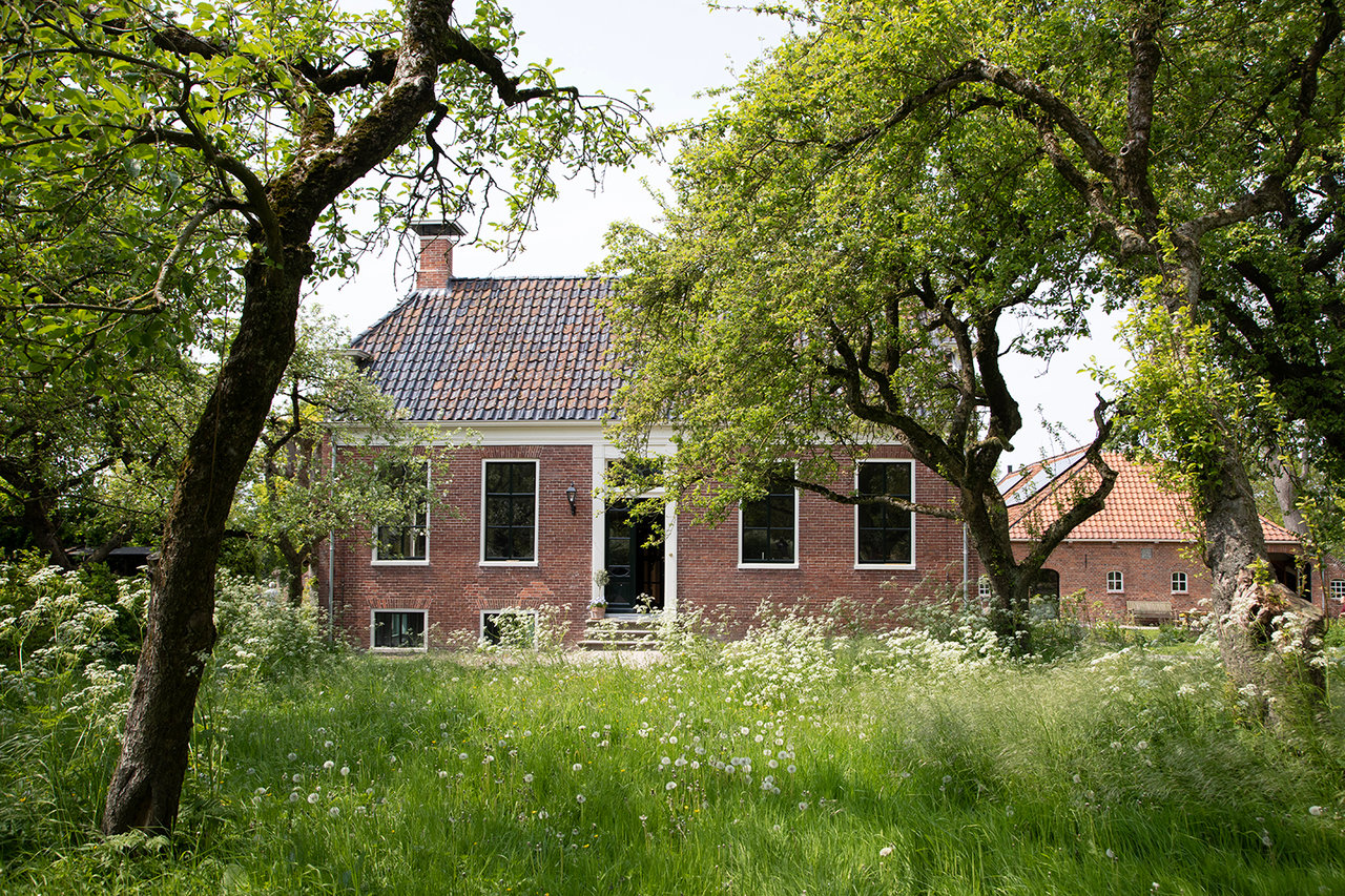 Boomgaard en boerderij 
