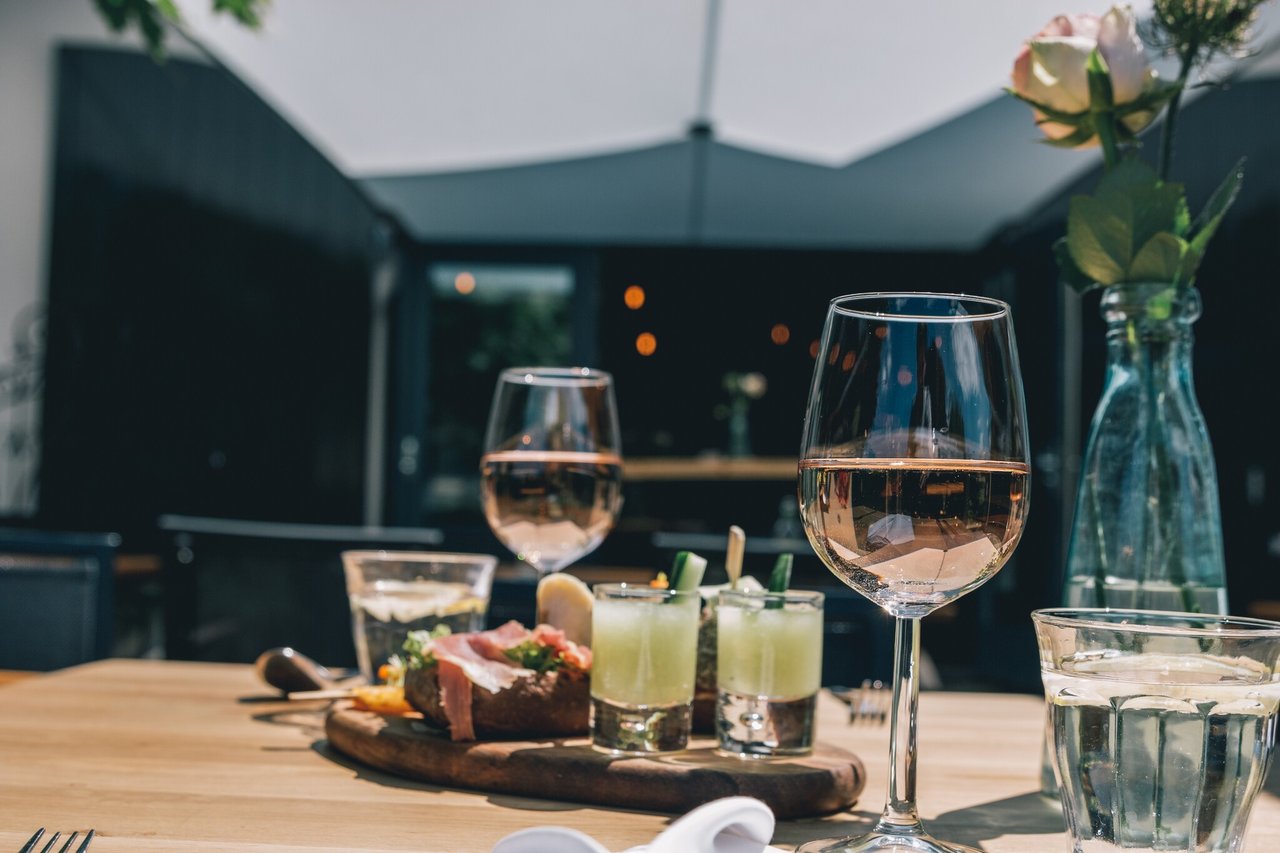 Borrel op het terras
