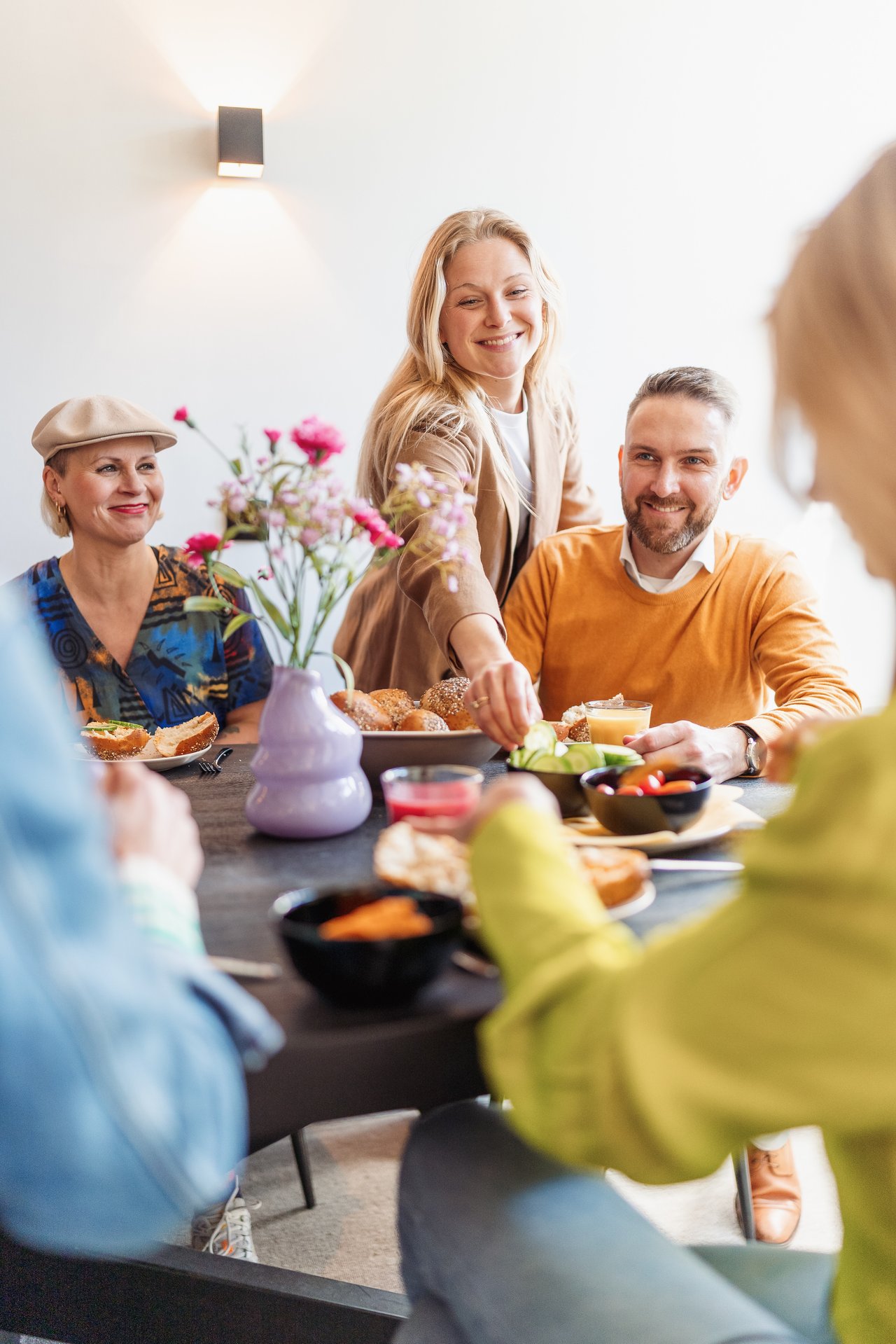 Gezellig met elkaar lunchen