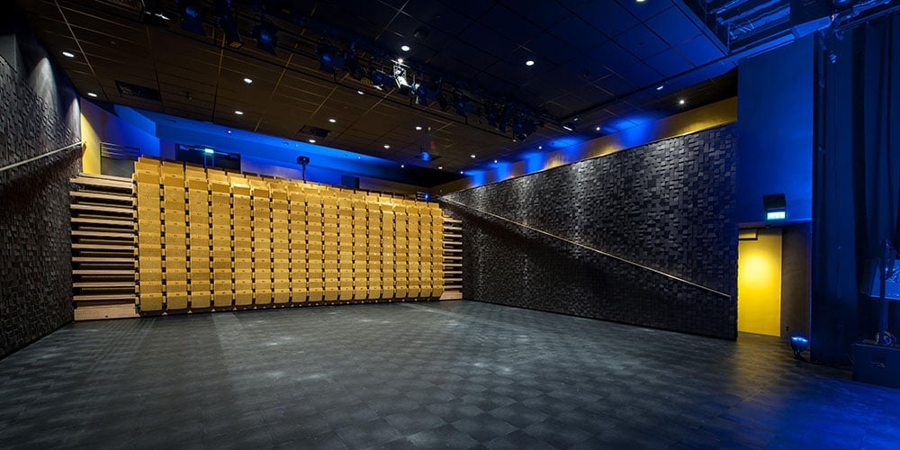 Altioszaal ingeklapt - Congrescentrum Orpheus