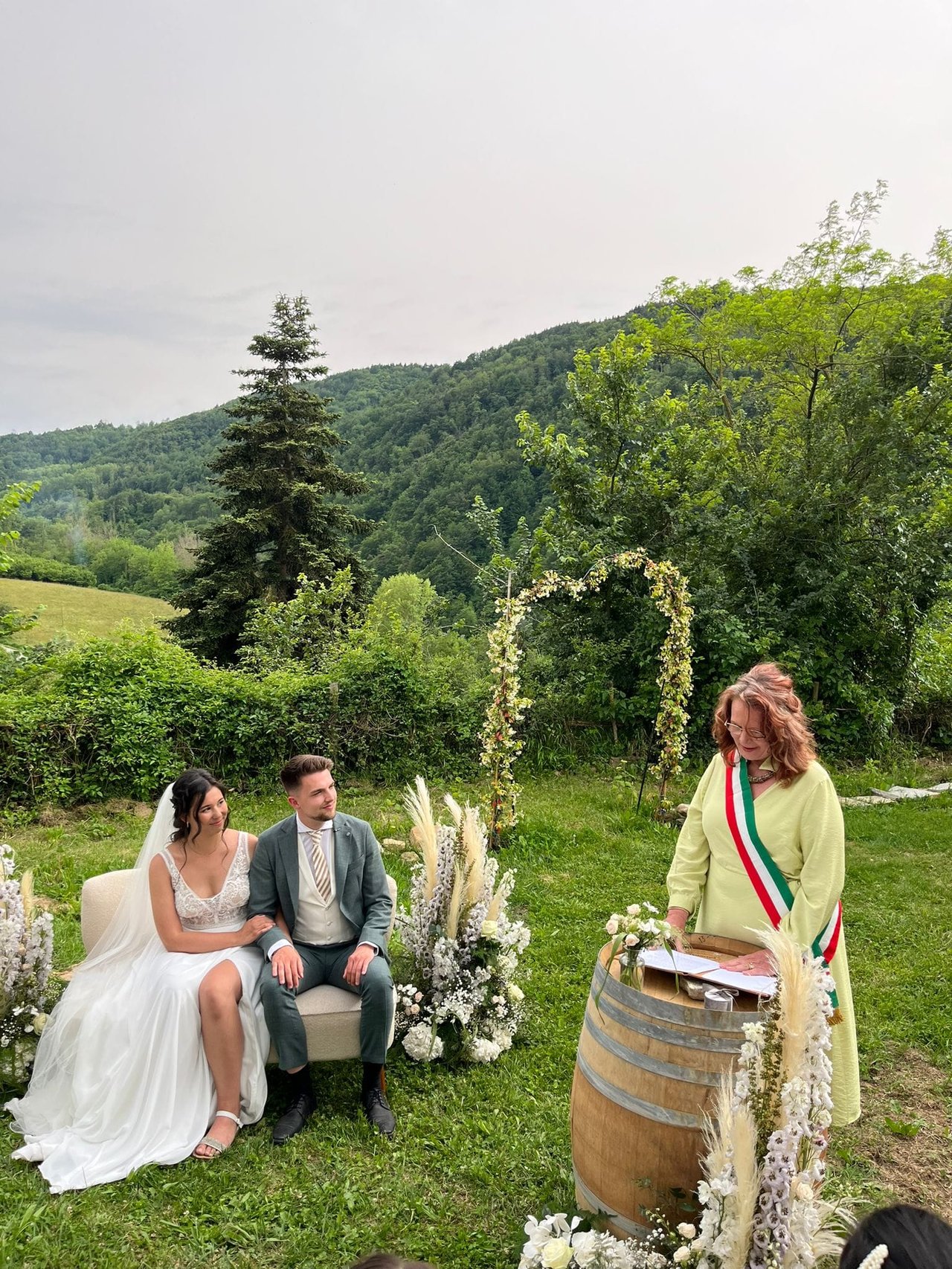 Ceremonie buiten
