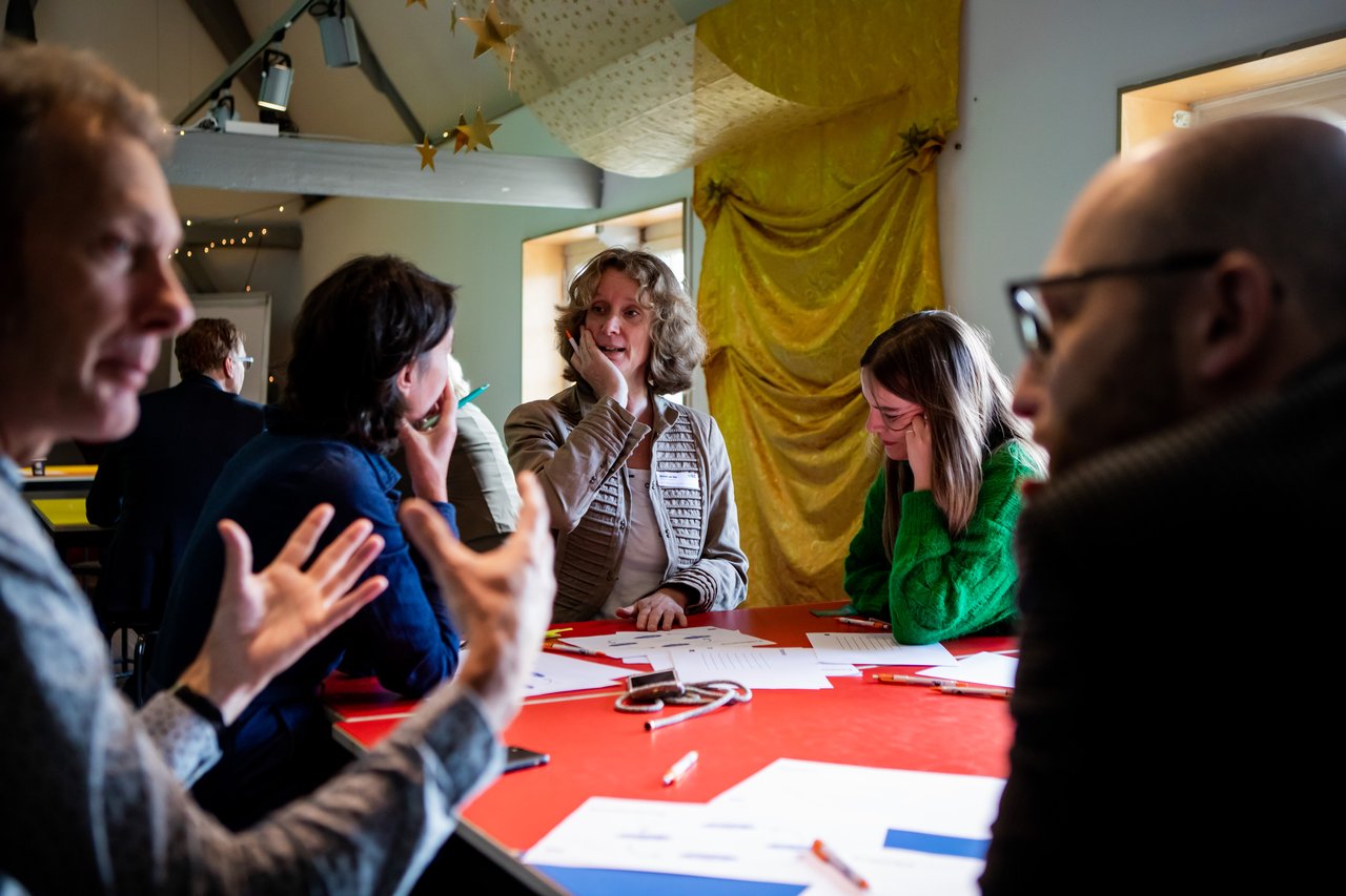 Brainstormen in de Waterwerkplaats