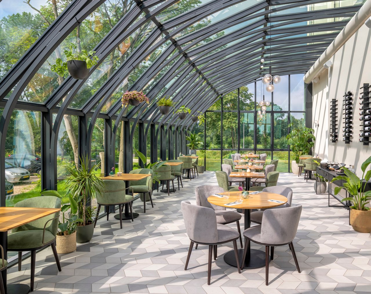 Hotel Flora Batava serre restaurant Bloei