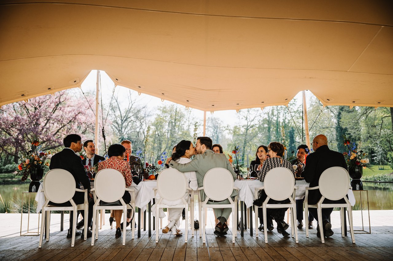 Diner in het park