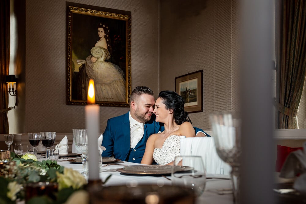 Romantische foto in Adam van Ederen zaal