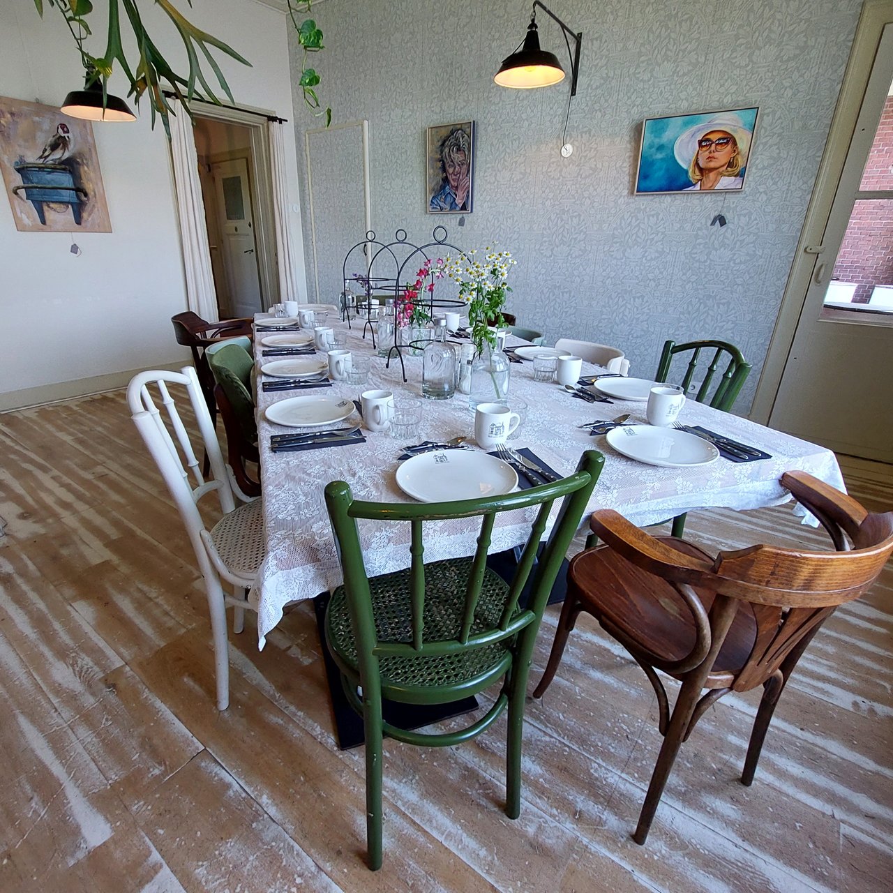 High Tea - opstelling