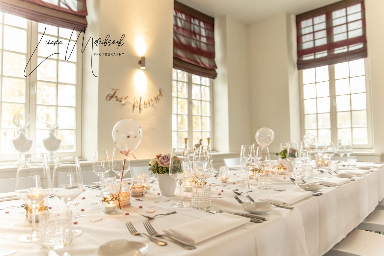 Diner Setting Waterburcht zaal