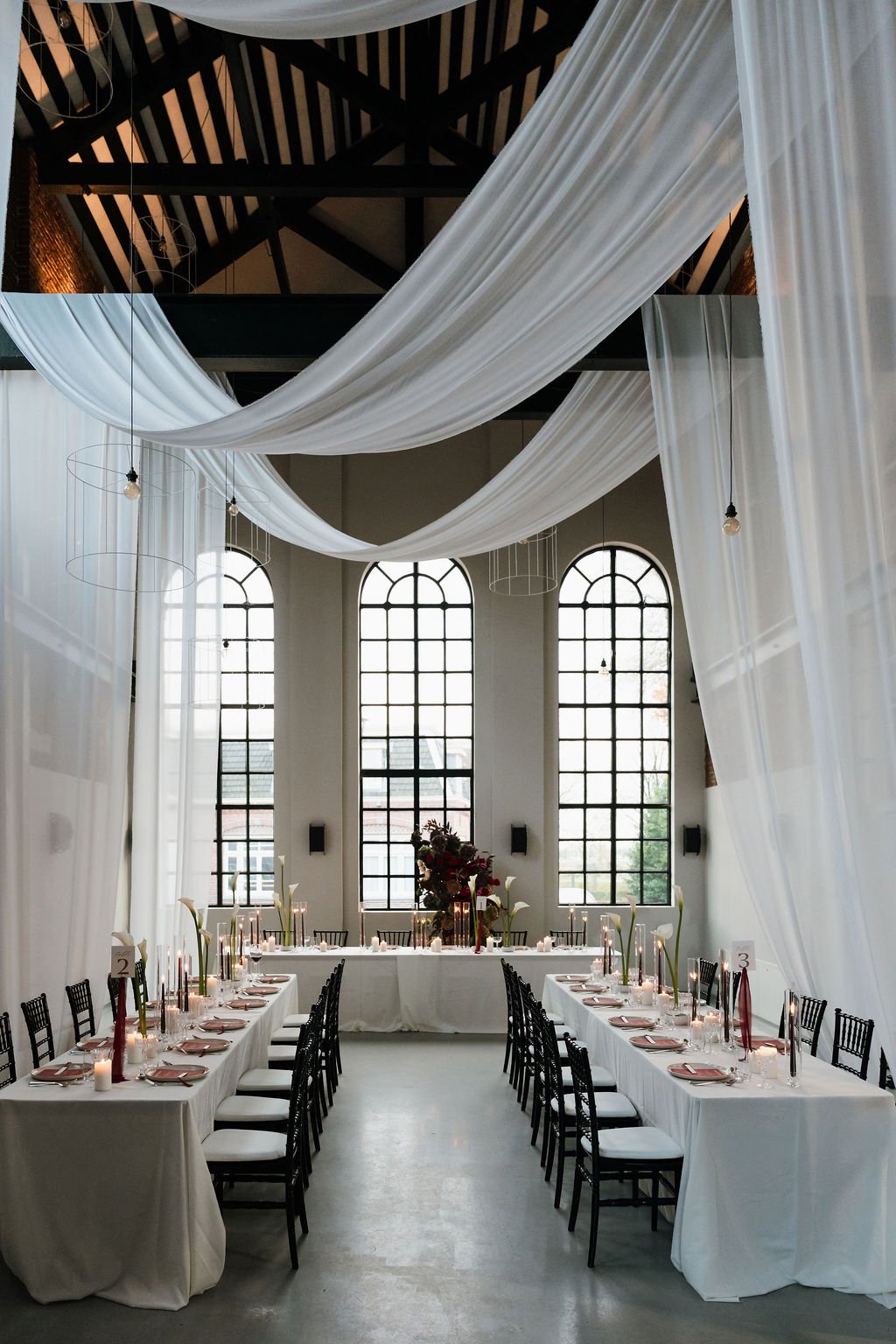 Diner opstelling in het Ketelhuis