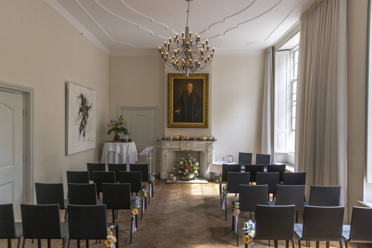 Ceremonie In zaal Napoleon
