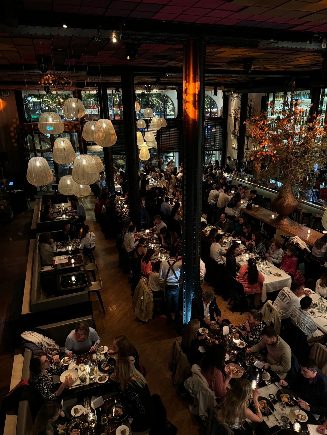 Dinersetting lange tafels