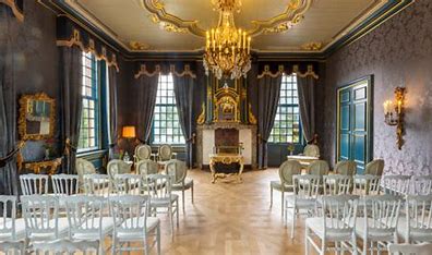 Ceremonie-opstelling Blauwe zaal 